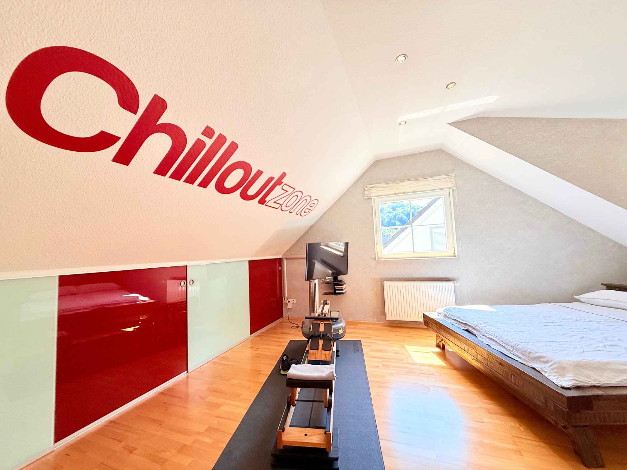 Studio und Schlafbereich im DG